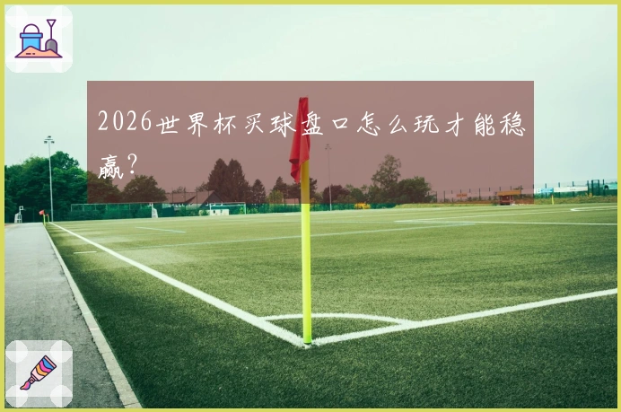 2026世界杯买球盘口怎么玩才能稳赢？